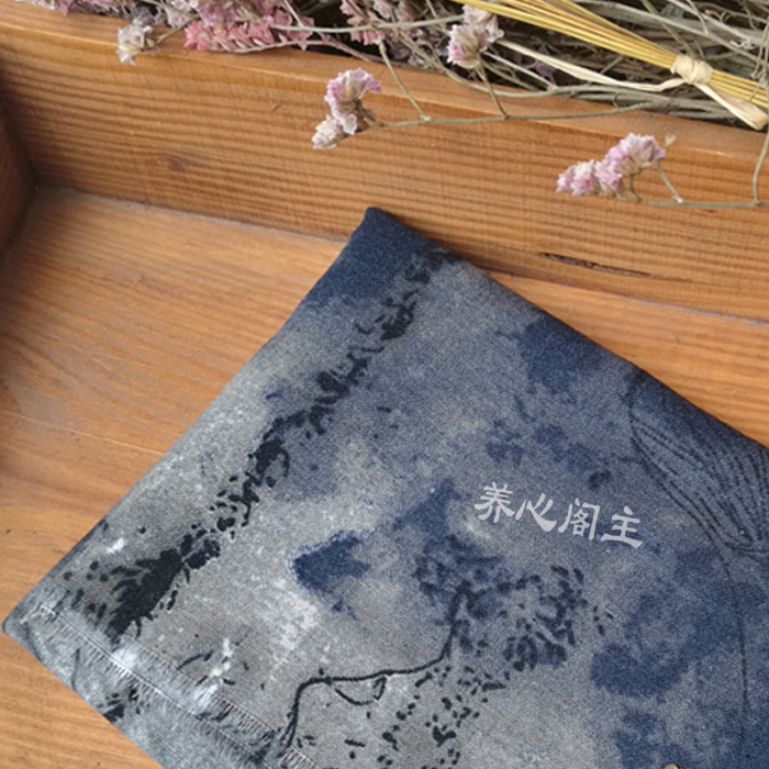 Vải cotton mỏng vải lanh tự làm thủ công bìa album chất liệu thủ công cuốn sách khóa dòng bìa bìa mô hình hoang dã vải da cá 100 cotton