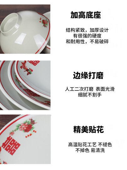 Xizi old-fashioned hotpot restaurant special dish melamine plate commercial market style internet celebrity imitation porcelain tableware nostalgic disc
