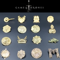 Beauty Drama Ice & Fire Song Rights Power Play Video Movie Perimeter Ornament Ring Necklace Brooch Badge