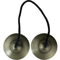 Nepali bell-made brass hand-made bell-ringing copper cymbals percussion ethnic musical instrument pin