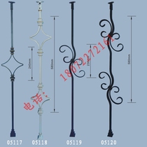 Wrought Iron Column assembly type wrought iron fence iron stair stair handrail guardrail railings hot sale