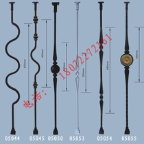 Wrought Iron Column assembly type wrought iron fence iron stair stair handrail guardrail railings hot sale