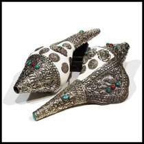 Tibetan Supplies Levosea snail Seven for eight for home French Snail Home Pendulum Nepal Great White Sea snail