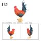 Simulated Animal Model Farm Rooster Poultry Solid Ornaments Kidsren's Enlightenment Toys Science and Education Cognitive Decorative Ornaments