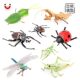 Children's Simulated Insect Animal Model Dragonfly Grasshopper Ladybug Dead Leaf Mantis Leaf Backhopper Flower Turtle Cognitive Ornament