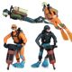 Simulated Human Figure Diving Ocean Doll Model Solid Underwater Exploration Scene Fish Tank Ornament Children's Toy Figurine