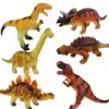 Dinosaur toys Simulation animals T-rex toys Dinosaur oversized plastic children's toy set boys send trees