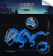 Simulated Animal Model Mythical Eastern Dragon Children's Toy Ornament King of White Birds Phoenix Great Chinese Dragon Mythical Beast