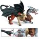 Simulated Mythical Mythical Beast Chimera Three-Headed Dragon Flying Beast Children's Dinosaur Toy Animal Model Ornament Figurine Collection