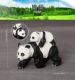 Children's Toys Realistic Wild Animal Models Solid Panda Set Figurines Educational Cognitive Toys for Early Childhood Development