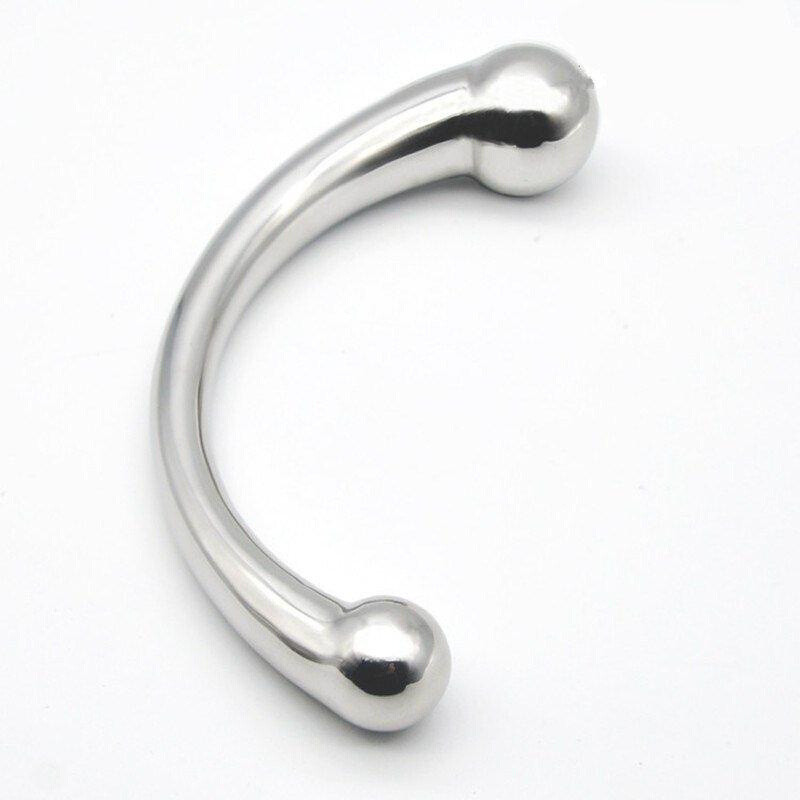 Double Ended Stainless Steel G Spot Wand Massage Stick
