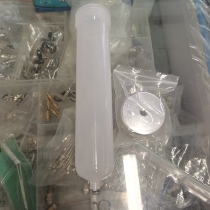 Dispensing syringe 200CC aluminum alloy back cover transparent cylinder connector Piston dispensing machine