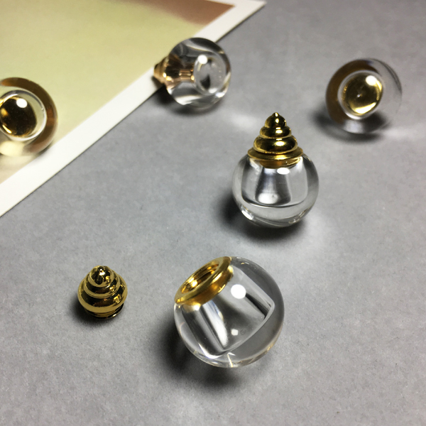 金小姐原创天然白水晶转运珠舍利塔吊坠香水瓶吊坠时尚精油瓶项链