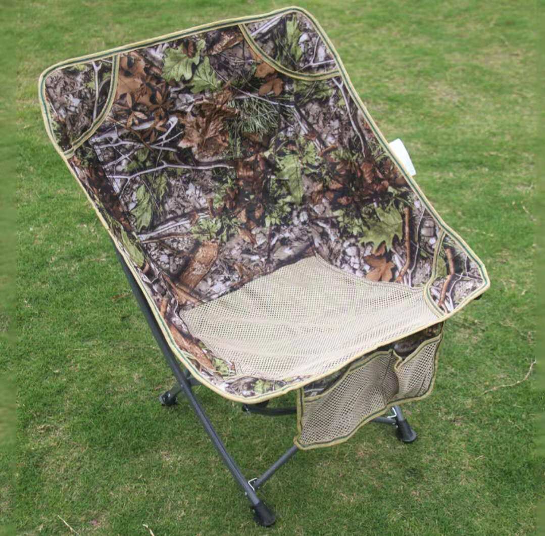 Outdoor Folding Chair Portable Backrest Fishing Chair Stool Casual Field Deck Chair Beach Chair Writing Raw Moon Chair-Taobao