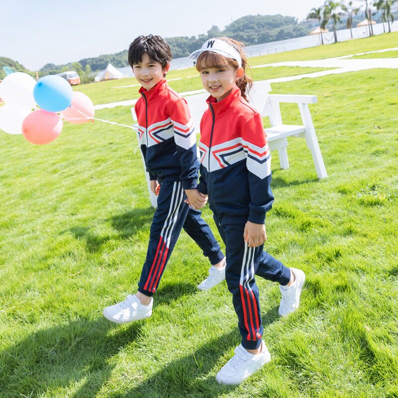 Primary School Students Spring And Autumn Clothing Long Sleeves Children's School Uniforms Games Suit Kindergarten Garden Clothes Teachers Long Sleeve Dress