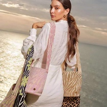 Colombia wayuu bag four-strand mochilamarket brand premium line single shoulder crossbody beaded shoulder strap