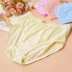 Chất liệu cotton 100% cotton nữ cao eo đồ lót Mid-eo squat truyền thống quần cotton tam giác cổ điển gửi mẹ quần lót nữ cao cấp Giữa eo