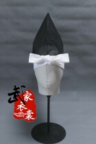 Japanese black hat-Inli hat-Japanese ancient costume-Japanese samurai cos suit