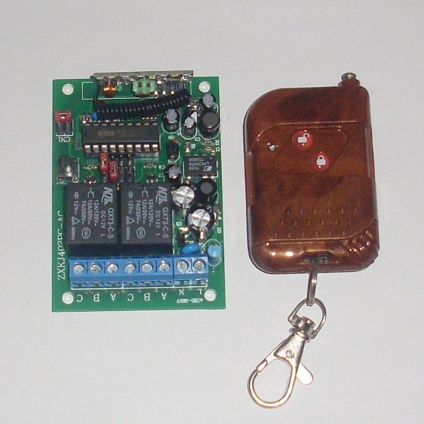 AC 220V two-way remote control switch two-key transmitter with shell large load factory direct sales