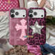 Red White Zebra Stripes Animal Print iPhone Case for iPhone 13 – 17