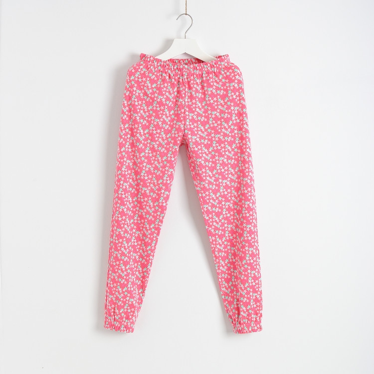 Quần pyjama quần nữ chân cotton quần nữ cotton dệt tại nhà chất béo mm lớn cỡ lớn quần eo cao mùa thu và mùa đông baggy nam