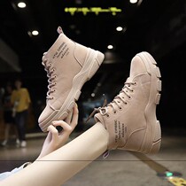 Womens Boots 2019 Autumn and Winter New High-end Quality Joker Martin Boots Female Autumn Korean Students Short Boots Street Shoot Flat