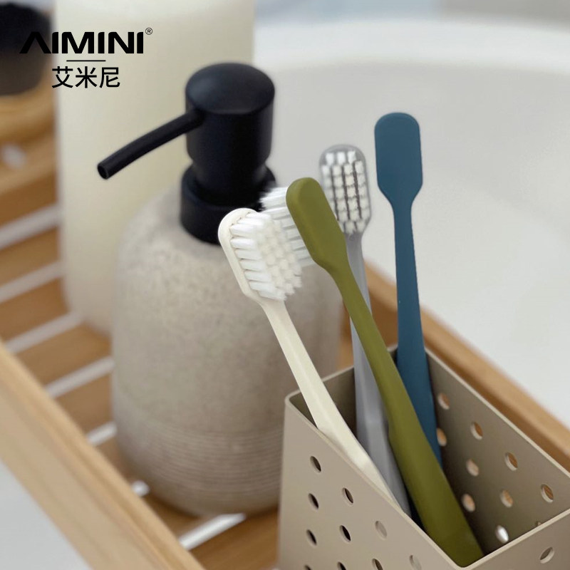 The Fourth Generation Aimini Soft-Bristle Toothbrush with Wide, Ultra ...