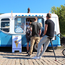  Danish Sitpack second generation portable folding seat queuing artifact outdoor telescopic stool ultra-light travel adjustable