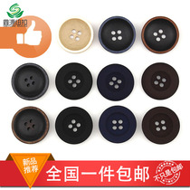 Resin round button for men and womens woolen coat trench coat dress suit suit suit pants button button sweater coat pattern buckle