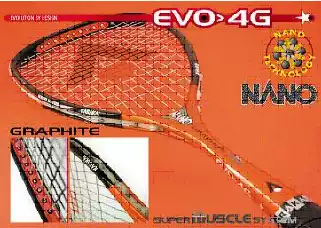 Boutique British brand full carbon KARAKAL nano EVO-4G squash racket Men's and women's squash racket send squash