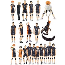 Large size F0359-01 volleyball boy cartoon animation laptop guitar mobile phone travel trolley case sticker