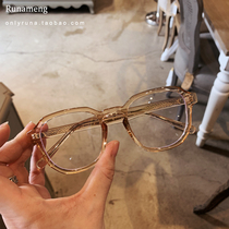 RUNA MENG ultra-permeable plates TR Stars square anti-blue light face Near-lens flat light frames