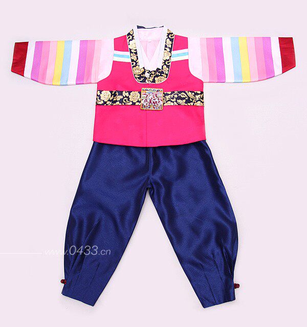 South Korea imported fabric boy stage performance Han clothes boy Han uniforms spot H-E01069