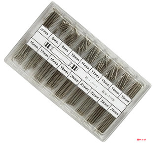 Watch accessories Box raw ear rod watch with steel rod stainless steel watch ear raw ear pair