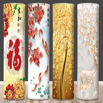 Round air conditioning cover dust cover cylindrical grid force beauty upright cabinet hood boot up without taking cover dust cover 3P full package