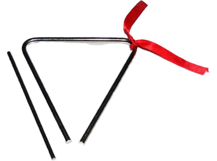 Special Price Triangle Bell Music Toy Percussion Instrument Side Length 12CM Diameter 6MM Instrument Accessories
