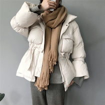2021 Winter new Korean version of loose down cotton coat coat womens bread fashion students thick cotton coat