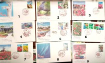 Japan commemorates first day of postmark with scenery poke -D75