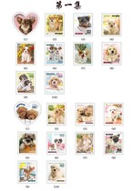 Japan Credit Sales Stamp-End of Animals Around]-2015-2018-Cat Dog Rabbit Hamster Parrot