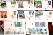 Japan marks the first day of the postmark scenery poke -D67