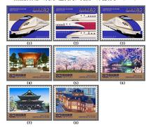 Japan Credit Stamps Hokuriku Shinkansen Opening Credit 8 Full C2206