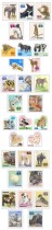 Japan Credit Sales Stamps-Cute Animals 3 All 30 Full