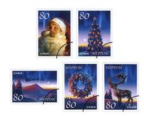 Japan Stamp Letter-Blessing Greetings 2010 Winter Greetings 80 yen Face Value Christmas 5 Full G42