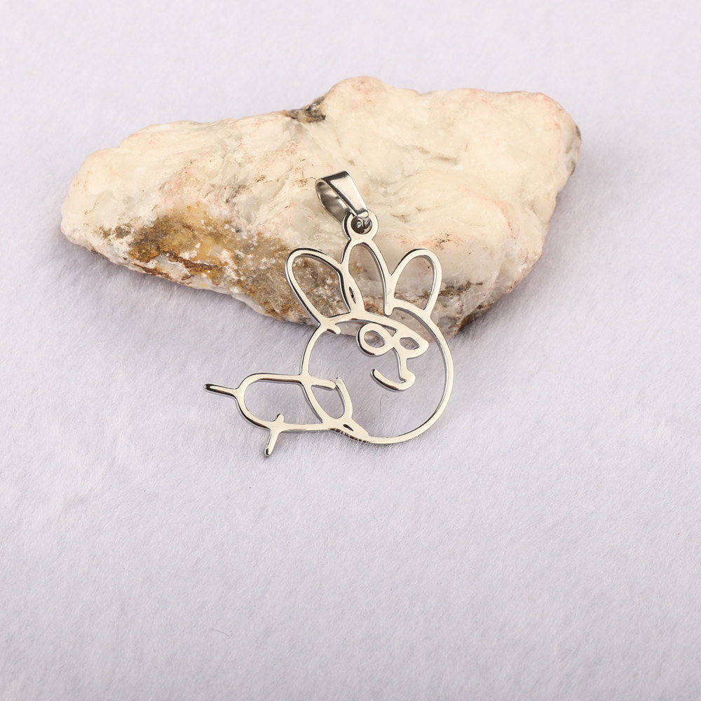 Manufacturers supply Mr. Yang Yang's soul painter, sheep pen new favorite, clown sheep necklace DIY custom earrings badge