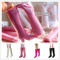 Joint Doll shoes 3cm mini toy shoes elf white high boots Pulip black doll shoes