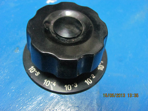 Knob with adjustable button large adjustment button for the old radio station with scales