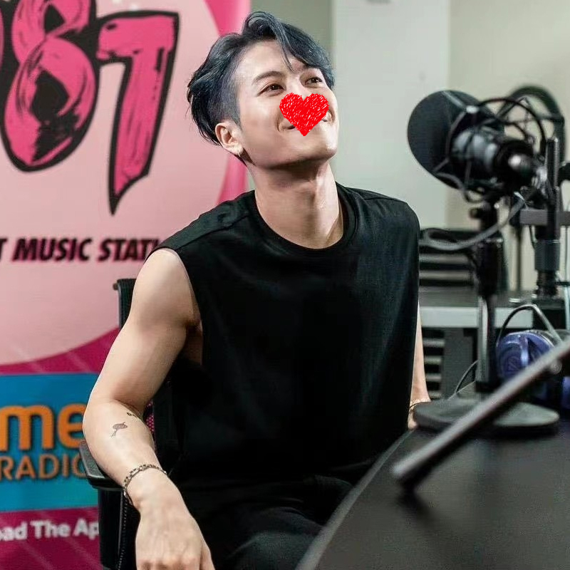 Jackson Wang Style Heavyweight 260g Pure Cotton Vest for Men, Summer ins Trendy Brand Solid Color Sports Sleeveless T-Shirt