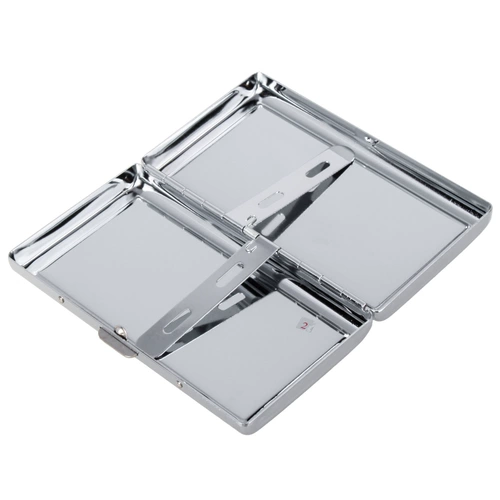 Ультратонкий глянцевый матовый креативный портсигар подходит для мужчин и женщин, портативная металлическая жестяная коробка