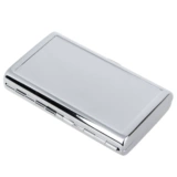 Ультратонкий глянцевый матовый креативный портсигар подходит для мужчин и женщин, портативная металлическая жестяная коробка