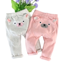 Baby leggings thin womens baby pants spring and autumn girls mens trousers childrens big pp pants cotton Haren pants